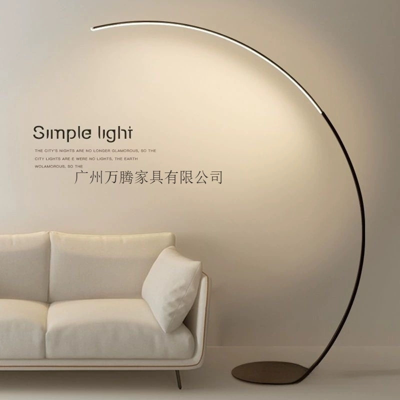 LED дизайн креативный искривленный минималистичный торшер для гостиной