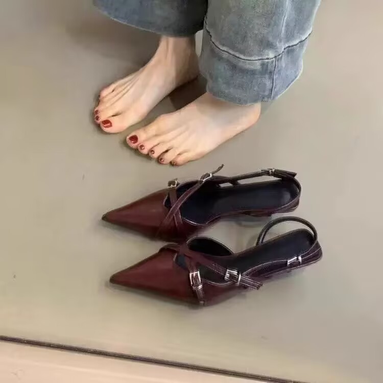 Elegant Women's Heeled Sandals With Stiletto Heel And Pointed Toe_voghion.com