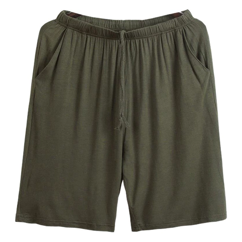 Мужские шорты модаль лето тонкое жирное плюс большой размер спорт и повседневная домашняя пижама носить укороченные брюки для поддержки волос