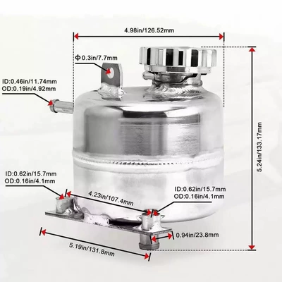 Car Modification Oil Bottle Suitable Water tank