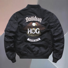 余文乐潮牌空军ma1飞行员夹克外套男士刺绣棒球服春秋季复古棉服