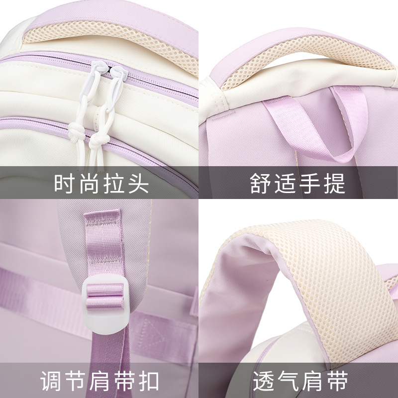 Mochila de pescado natural universitaria para mujeres lindas 3 - 6 grados de estudiantes primarios de alta capacidad de mochila de estudiantes de secundaria superior