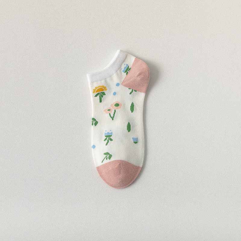 Ensemble De Chaussettes Bateau Sauvage Rose Fraise display picture 1