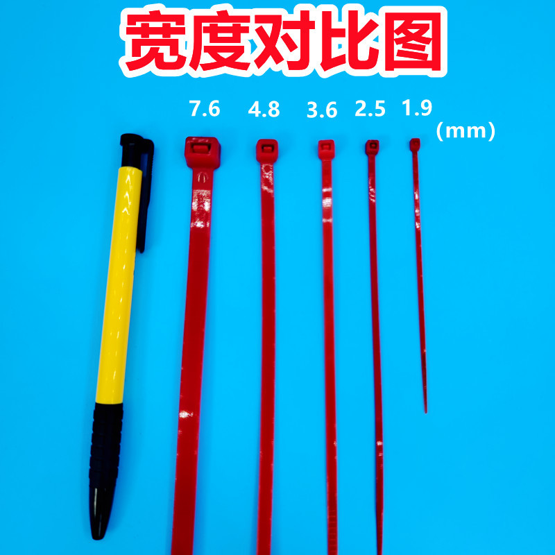 Para Yiwu Cinta Roja al por mayor de nylon rojo grande auto-bloqueo de boda desechable vinculante gran Cinta Roja