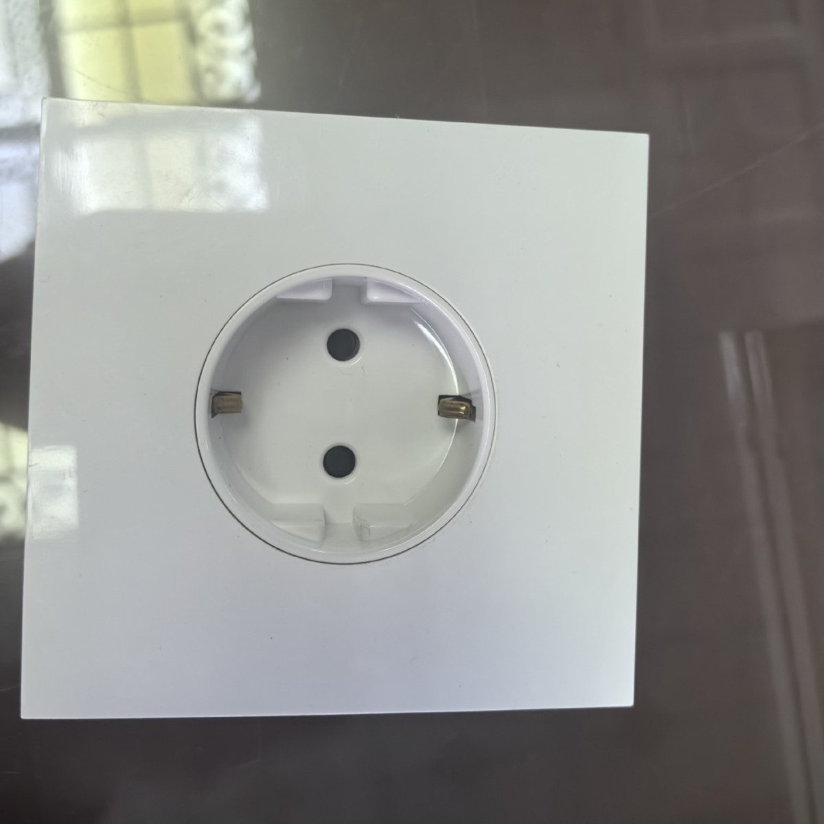 新款HZ 英标一位圆形插座 墙壁插座开关 PC面板