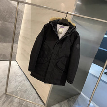 NIAOXI户外走戏班牙！冬季男士中长款多口袋毛领棉衣防风防寒服潮