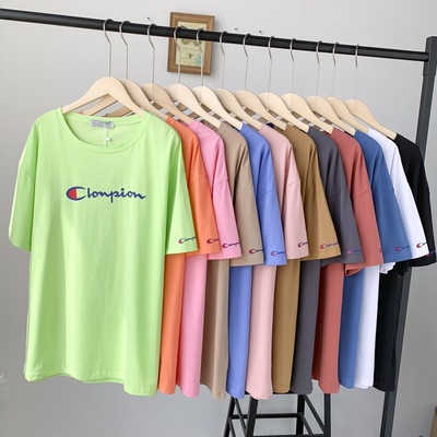 &lt;冰瓷棉&gt;12色，彩色情侣T恤