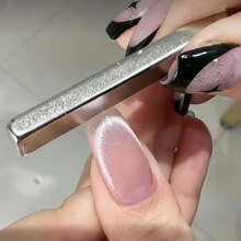 美甲加长加厚超强力长条磁铁晶石猫眼指甲油胶专用法式宽猫眼渐变