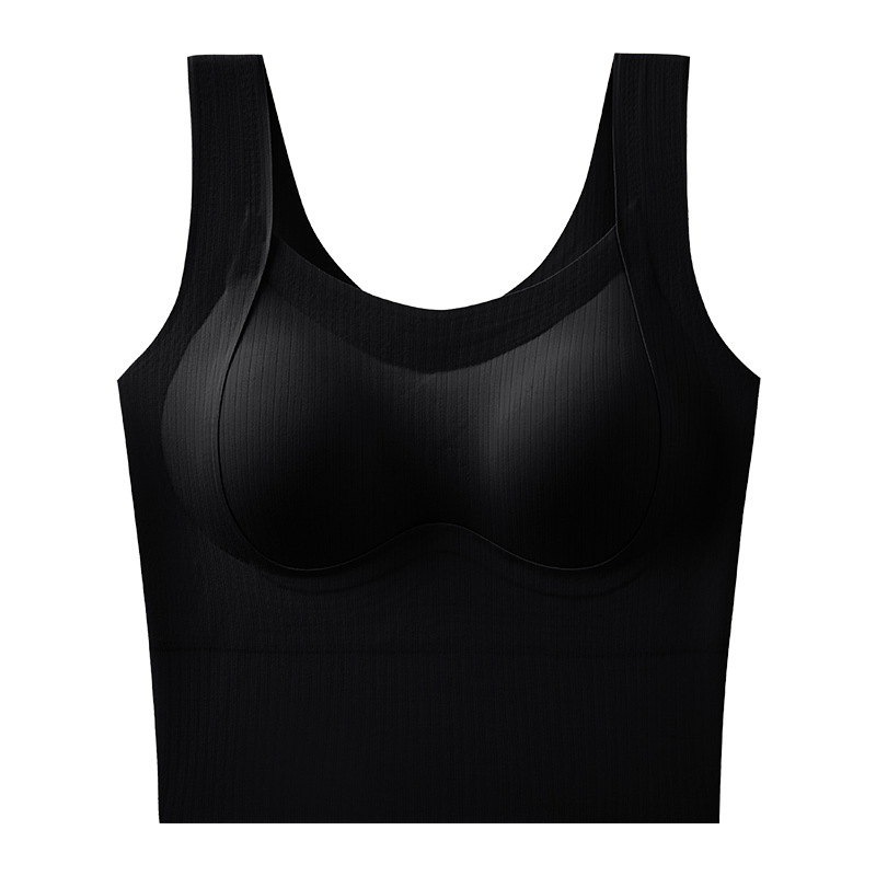 Otoño y invierno nuevo chaleco caliente sin marcas chaleco caliente fijo taza reunida para levantar sin usar sujetador calentamiento ropa exterior