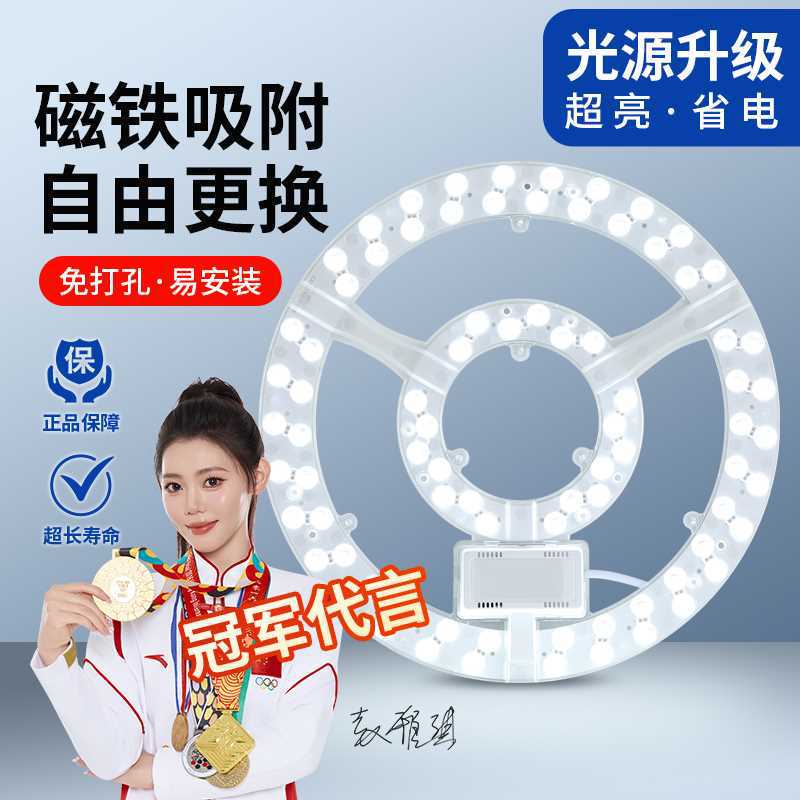 led round light source module ceiling lamp retrofit replacement wick magnetic attraction patch lamp panel led light source lamp panel