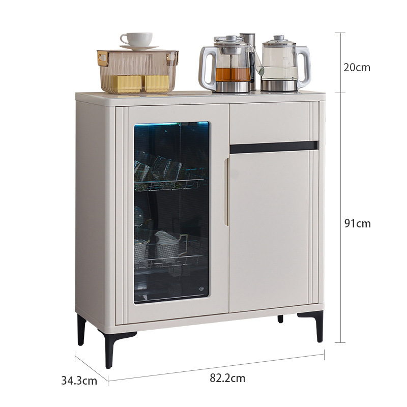 Máquina de té de voz inteligente de alta calidad doméstica totalmente automática con desinfección y secado anti-derrame de agua de lujo ligero gabinete de agua potable