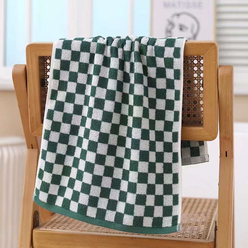 100g 격자 무늬 녹색