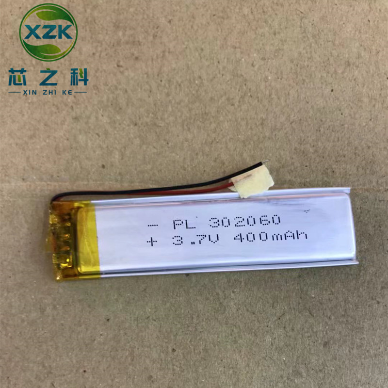 3.7V可充电302060聚合物锂电池350MAH点读笔激光笔LED灯具厂家