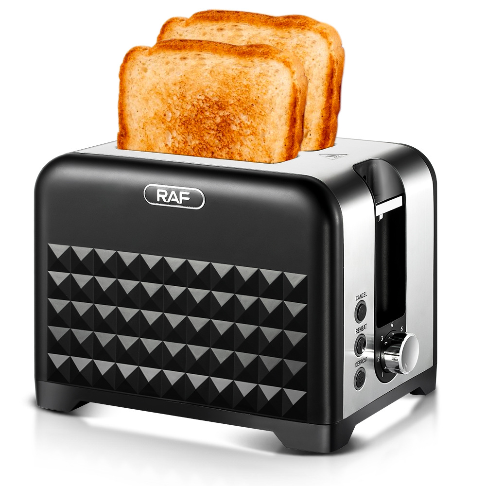 RAF Europäesche Standard Haushalt Liicht Iessen Uewen 2 Stéck Frühstück Iwwelzegkeet Chauffer Toast Brout R2101_voghion.com