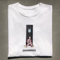 Swimming Mac Miller short sleeves Плавание МакМиллер с короткими рукавами футболка европейские и американские улицы