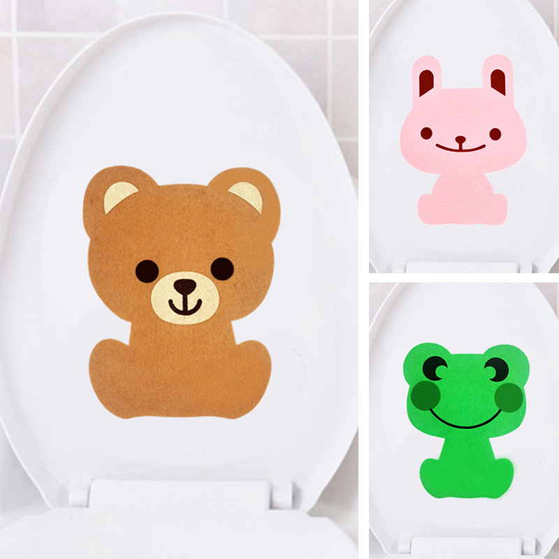 Bathroom toilet deodorizing stickers self-adhesive odor removal and fragrance stickers toilet cartoon decorative stickers quick deodorizing stickers