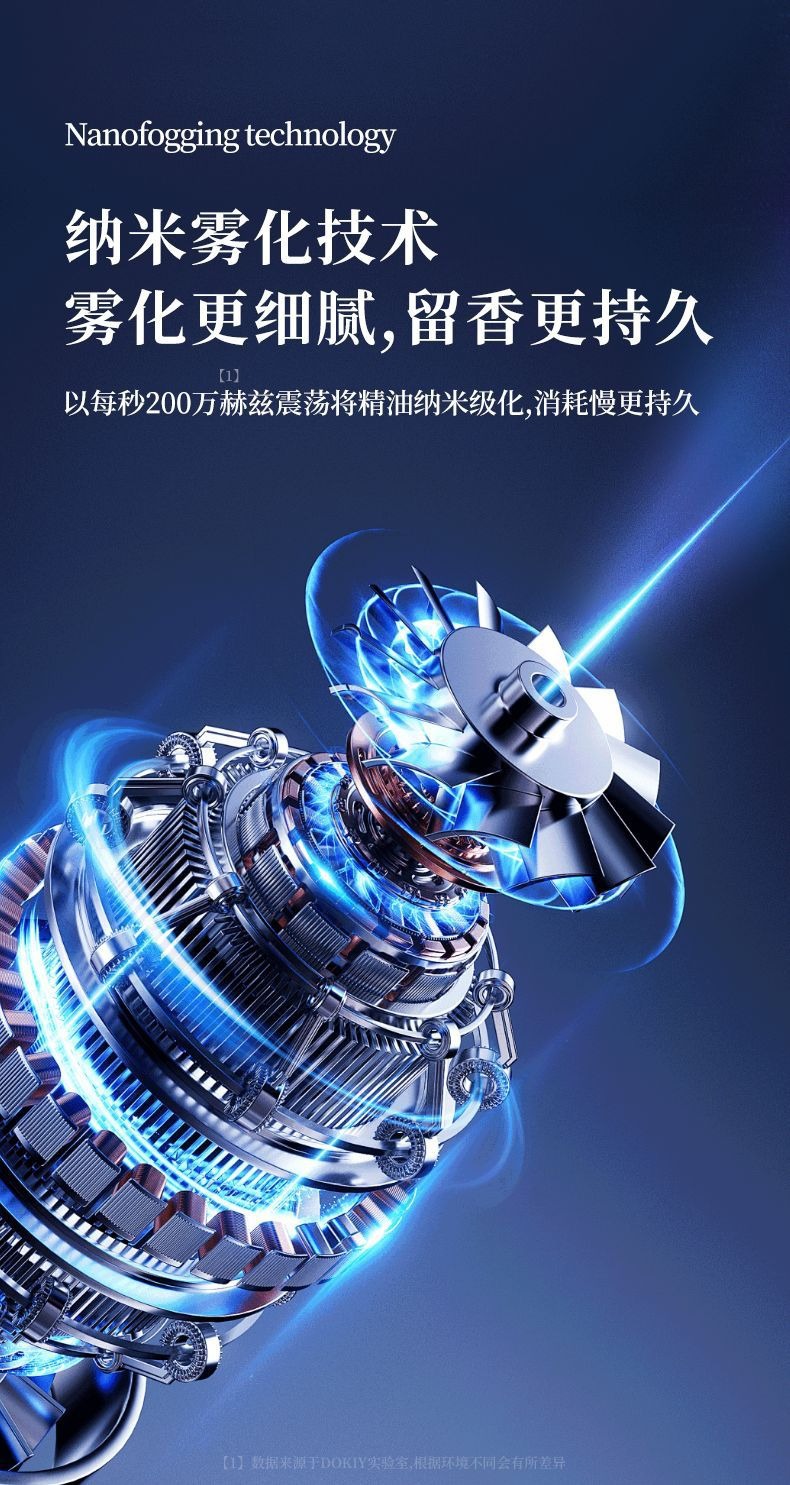 Dokiy New Car-Mounted Smart Aromatherapy Machine, Automatic Fragrance Spray, Car Gift, Long-Lasting Deodorizing Perfume