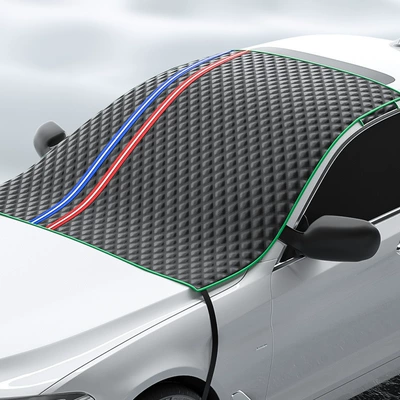 Protection Sunshade Half Body Car Cover — Car snow shield