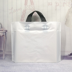 新款杏色手提袋 塑料手提袋 服裝店購物袋子  男女裝裝鞋子手提袋