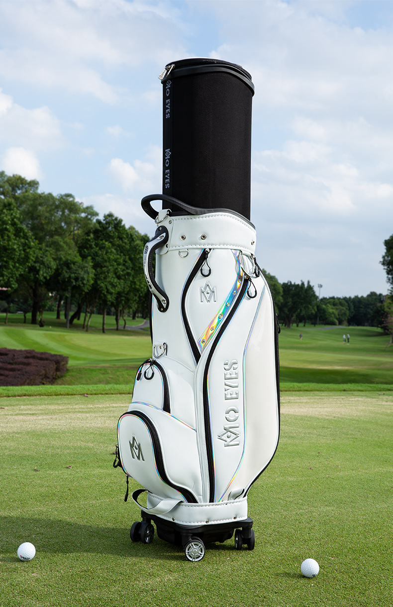 Túi đựng gậy golf nữ bốn bánh kéo, cao 127 cm, chứa 13 gậy — M22QB02-Đen, M22QB02-màu trắng chi tiết 7