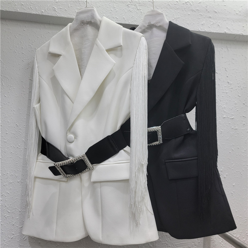 2026 nuevo diseño de chaqueta de chaqueta de chaqueta de estilo de primavera con cinturón