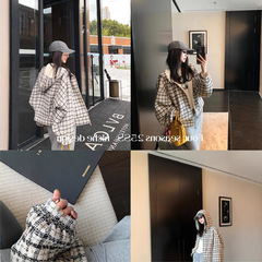 区区欧阳连帽小香风外套女秋季新款宽松复古设计感小众高级感上衣