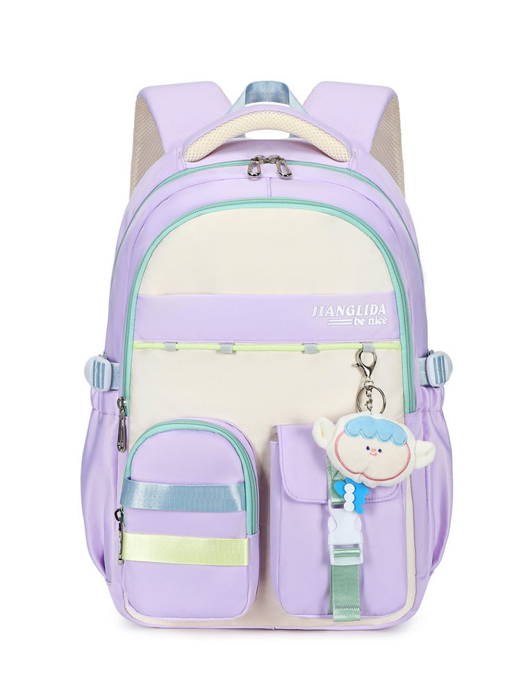 Mochila escolar para estudiantes de secundaria nueva para mujer con bolsa de matrícula