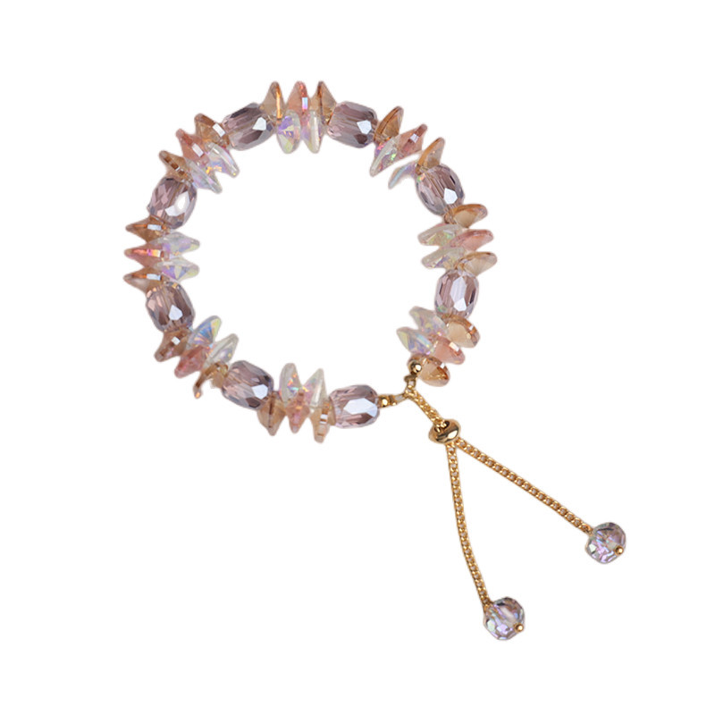 Bracciale in cristallo da donna gioielli con perline eleganti_voghion.com