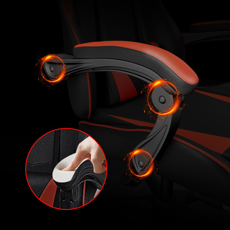 电竞椅跑马灯LED gaming chair升降可躺按摩电脑椅子家用游戏椅|undefined
