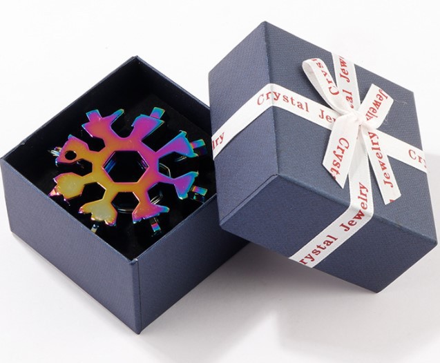 Multifuncional Octagonal de acero de alto carbono Universal herramienta portátil al aire libre pequeña llave tablero multiusos llave de copo de nieve hexagonal