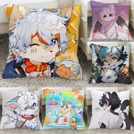 furry福瑞兽人周边抱枕照片双面diy枕头动漫二次元萌创意礼物靠枕