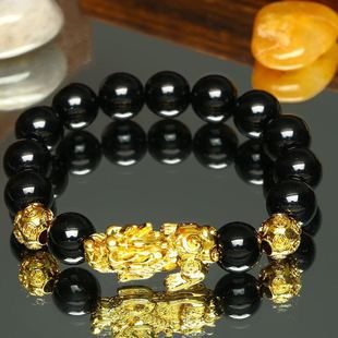 Brass Bracelet Ordinary Metal Couple Gold Plated Bracelet Bracelet Buddha Bead Bracelet Ethnic Style Jewelry