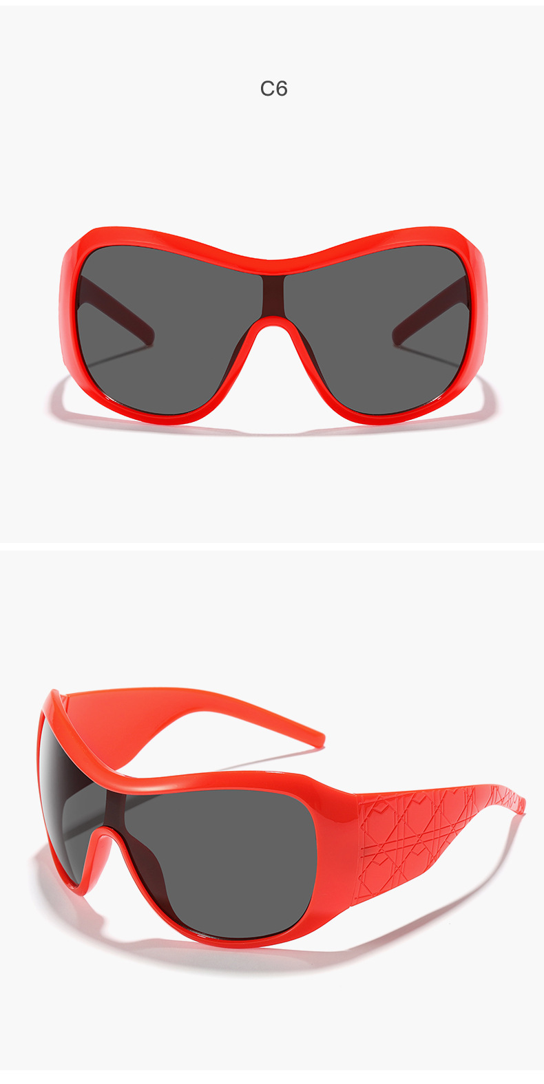 90g Weight Full Frame Glasses Structure Sunglasses Classification Ac, UV400 Protection Lens Material Square Glasses Style Outdoor, Travel Occasion Solid Color Pattern Unisex Gender Retro, Punk Style Grey, Black Color Retro Punk Solid Color Ac UV400 Protection Square Full Frame Women's Sunglasses 14