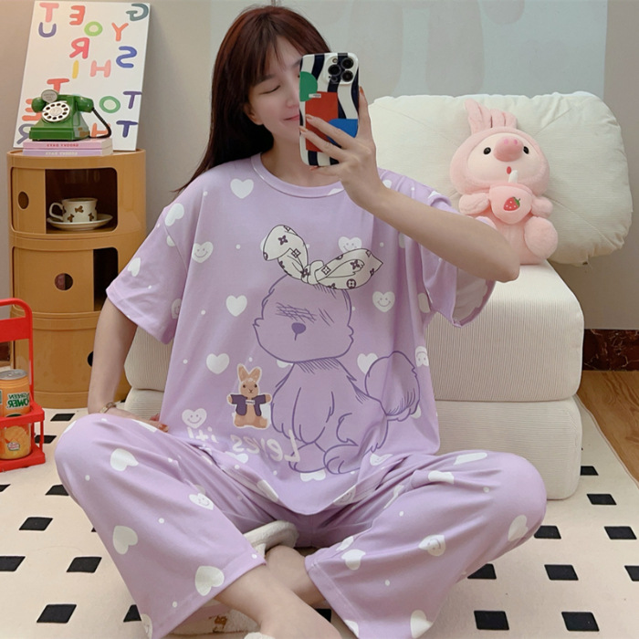 Pijamas nuevos pajamas de verano para mujeres pijamas cortos y largos Mickey ropa para el hogar comercio exterior transfronterizo sudeste asiático