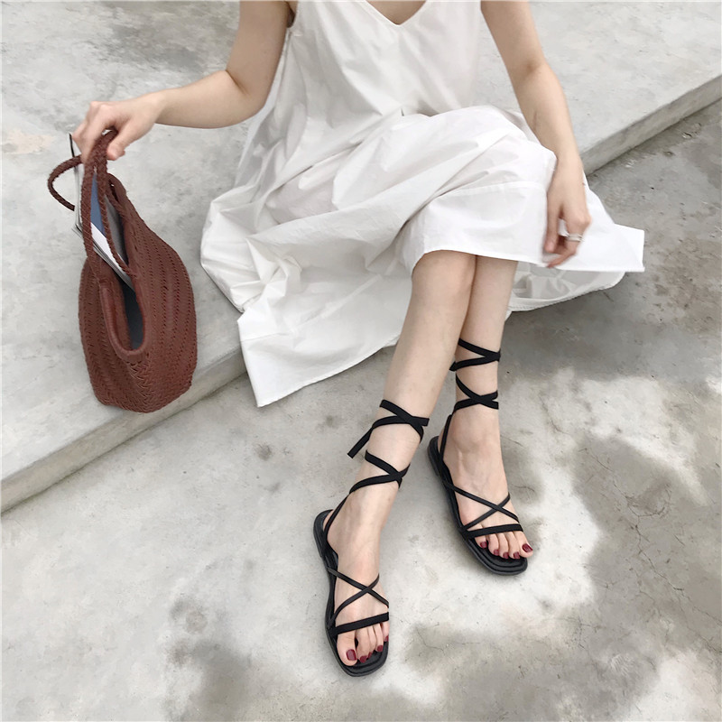 Summer New Flat Lace Sandals NSHU33086