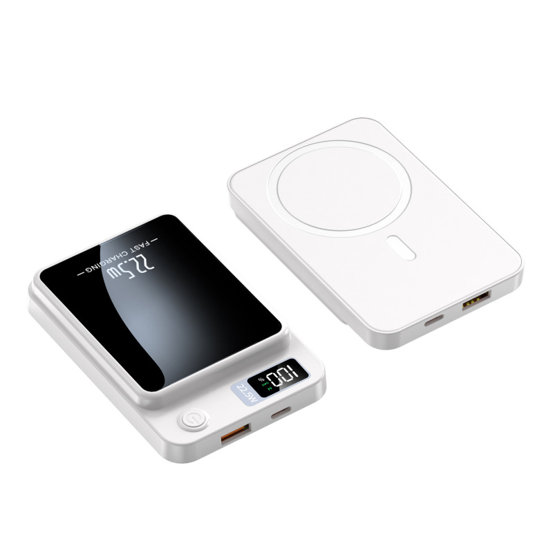 国境を越えた新しい超薄型モバイル電源充電宝物急速充電 PD22.5W 磁気ワイヤレス 10000 mAh|undefined