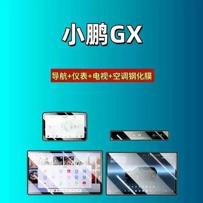 Suitable for 26 Models of Xpeng Gx Central Control Navigation Screen Tempered Film Interior Accessories Modification Parts Gear Shift Protection Film (Car interior film) - suitable-for-26-models-of-xpeng-gx-navigation-instrument-tv-air-conditioner-high-definition-tempered-film