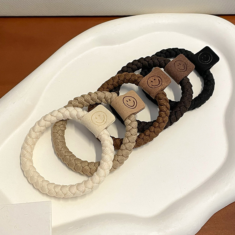 Cuerda para el cabello que no deja marcas de alta elasticidad, cuerda para la cabeza de mujer, lazo para el cabello de oso simple y lindo, accesorios para el cabello de cola de caballo alta, sombreros nuevos 2025