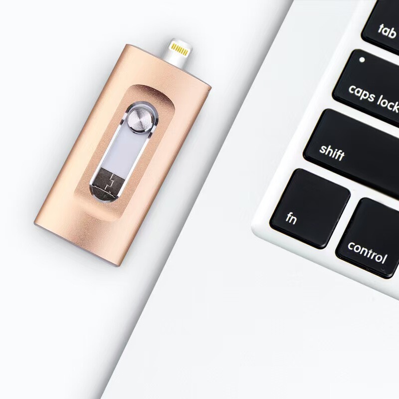 携帯電話とコンピュータの両用 Apple 携帯電話 USB フラッシュドライブ卸売スリーインワン Apple USB フラッシュドライブ高速大容量 USB フラッシュドライブ 64 グラム|undefined
