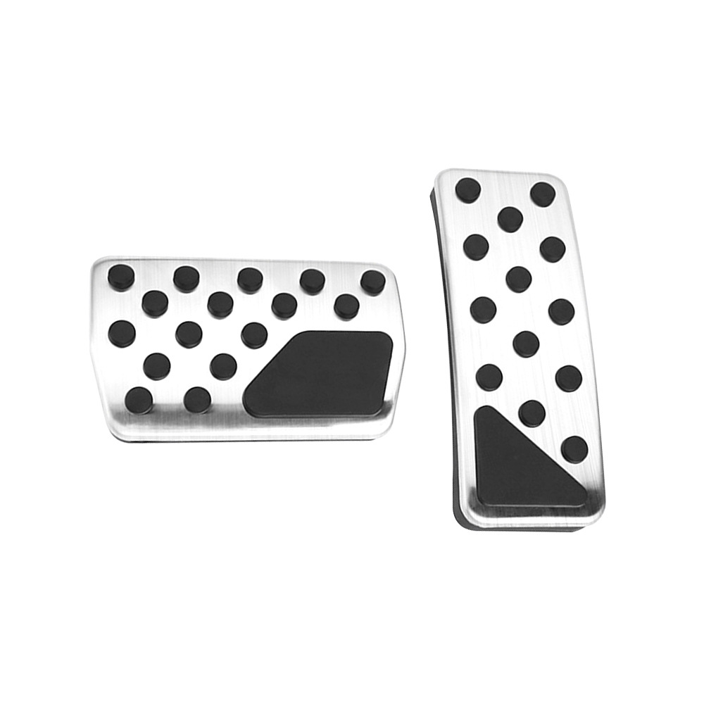 Suitable for Jeep 2011-2020 Grand Cherokee accelerator pedal automatic 2 pieces of stainless steel non-slip pedals