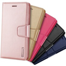 适用三星A35羊皮纹翻盖保护皮套A14/36/54全包翻盖支架S24U手机壳