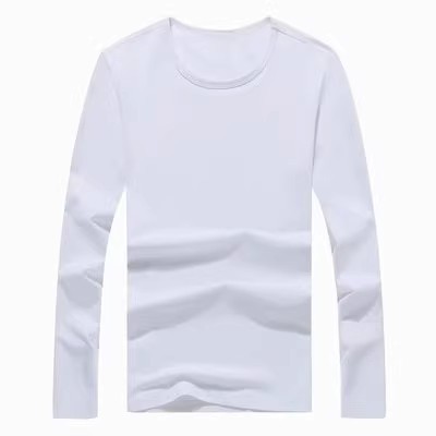 라운드넥 화이트 긴소매