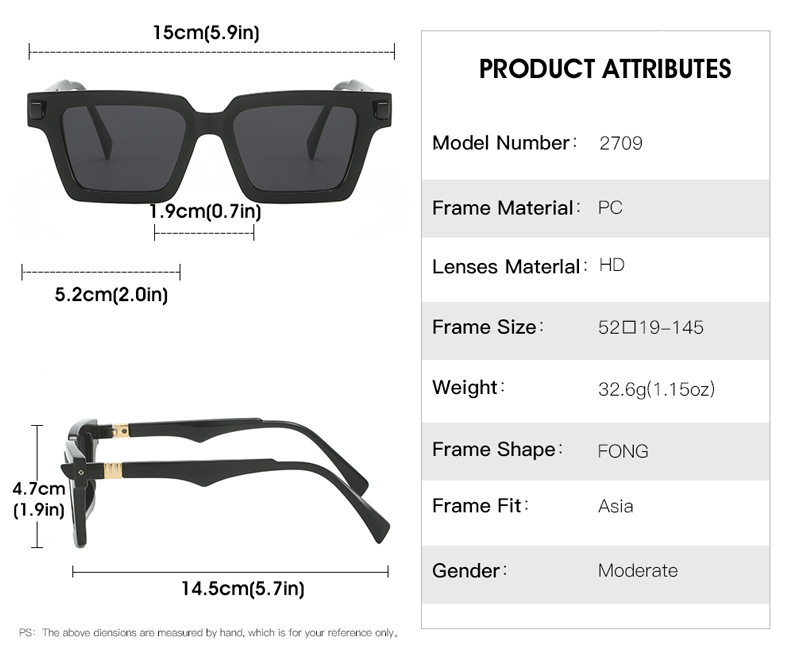 Lässig Farbblock Pc Quadrat Vollbild Sonnenbrille Der Frauen display picture 3