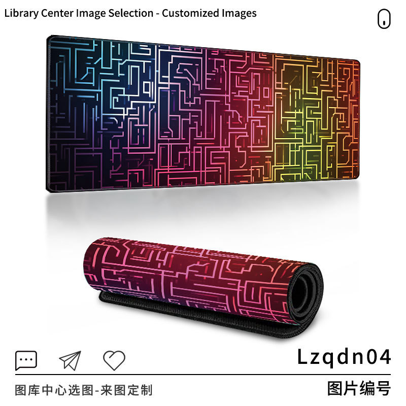 ソースメーカー卸売および小売マウスパッド大型デスクパッド厚みのあるエッジコンピュータキーボードパッド創造的な個性|undefined