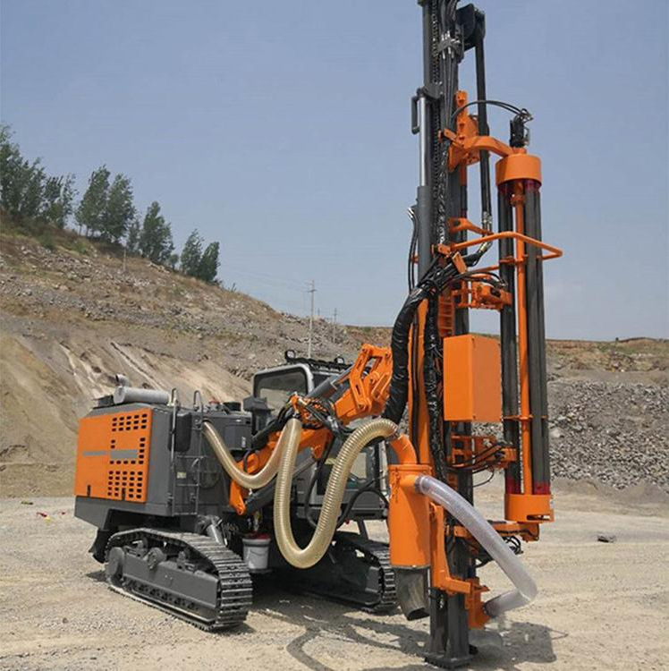 露天潜孔钻车452空压机一体潜孔钻机生产厂家矿山气动打孔放炮