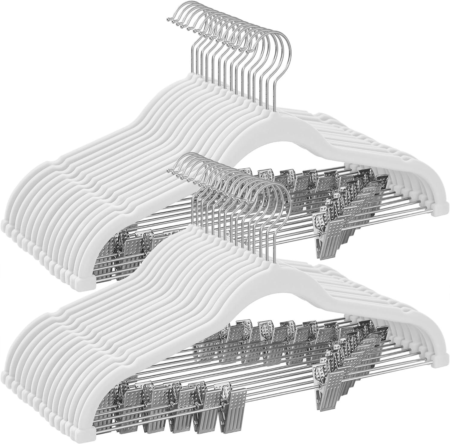 Pantalones adultos rack flocado percha con clip de plástico antideslizante tienda de ropa rack de secado percha de plástico al por mayor