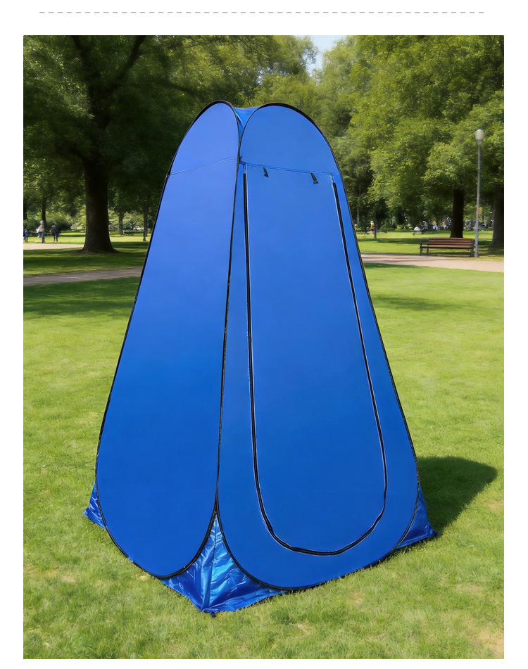 Factory direct, in-stock, quick-open outdoor tent for privacy, sun protection, and privacy protection, suitable for camping, bathing, toilet, and mobile changing room