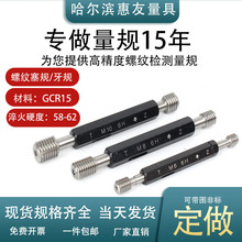 M4 M5 6H M17公制螺纹塞规牙规通止规螺纹环规止通规非标定 做