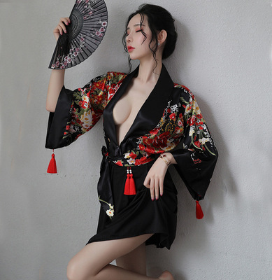 Ladies erotic lingerie temptation Japanese kimono Game erotic uniform Kimono suit