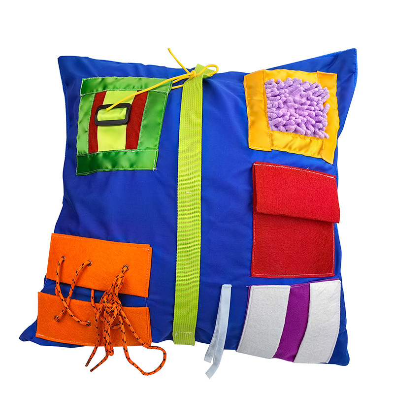 跨境记忆感知枕头感官枕头训练触觉抱枕关爱阿尔茨海默症患者